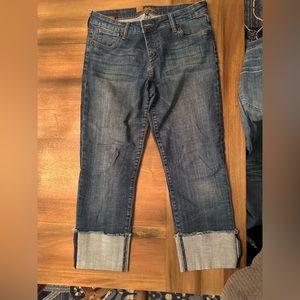 Kut from the Kloth cropped cuffed denim Size 10